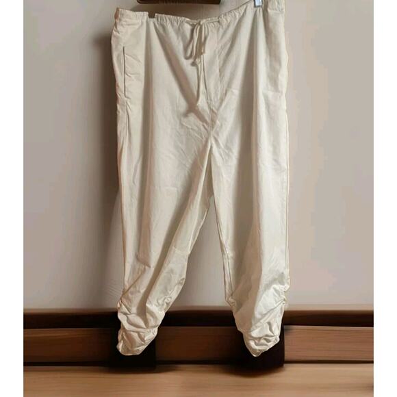 Free People Soft Shirred Drawstring Hem And waistband Pant Size L - Picture 2 of 6